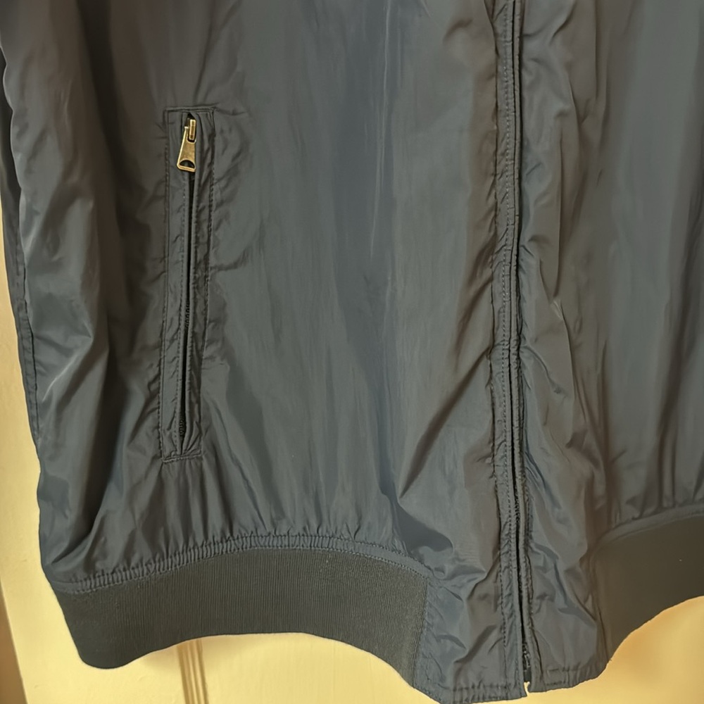 SIMPLY STYLED Lightweight Navy Blue Windbreaker Jacket Sz XL - Picture 4 of 12